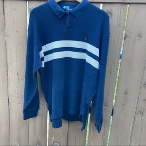 Polo by Ralph Lauren Waffle Knit Thermal Polo